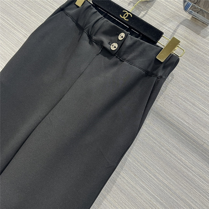 Chanel straight wide leg floor mopping pants replicas clothes