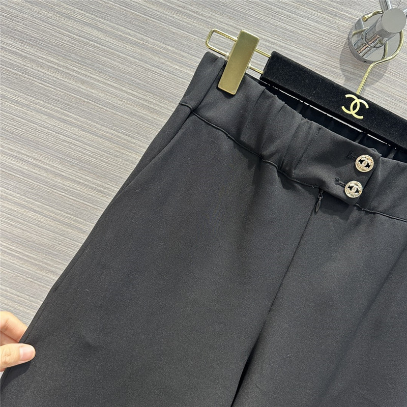 Chanel straight wide leg floor mopping pants replicas clothes