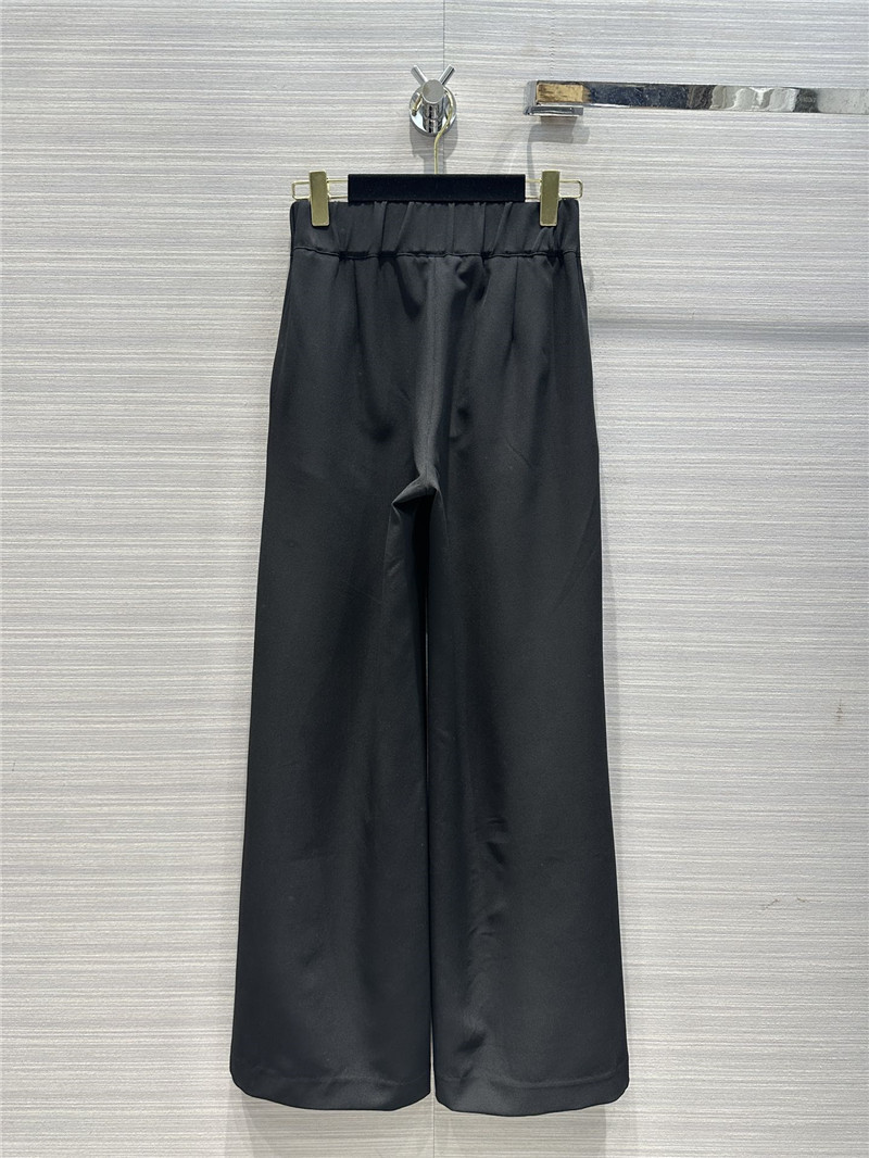Chanel straight wide leg floor mopping pants replicas clothes