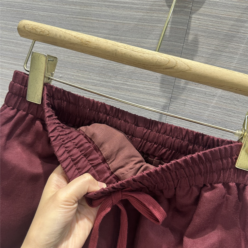 The R0w cotton and linen shirt suit replica d&g clothing