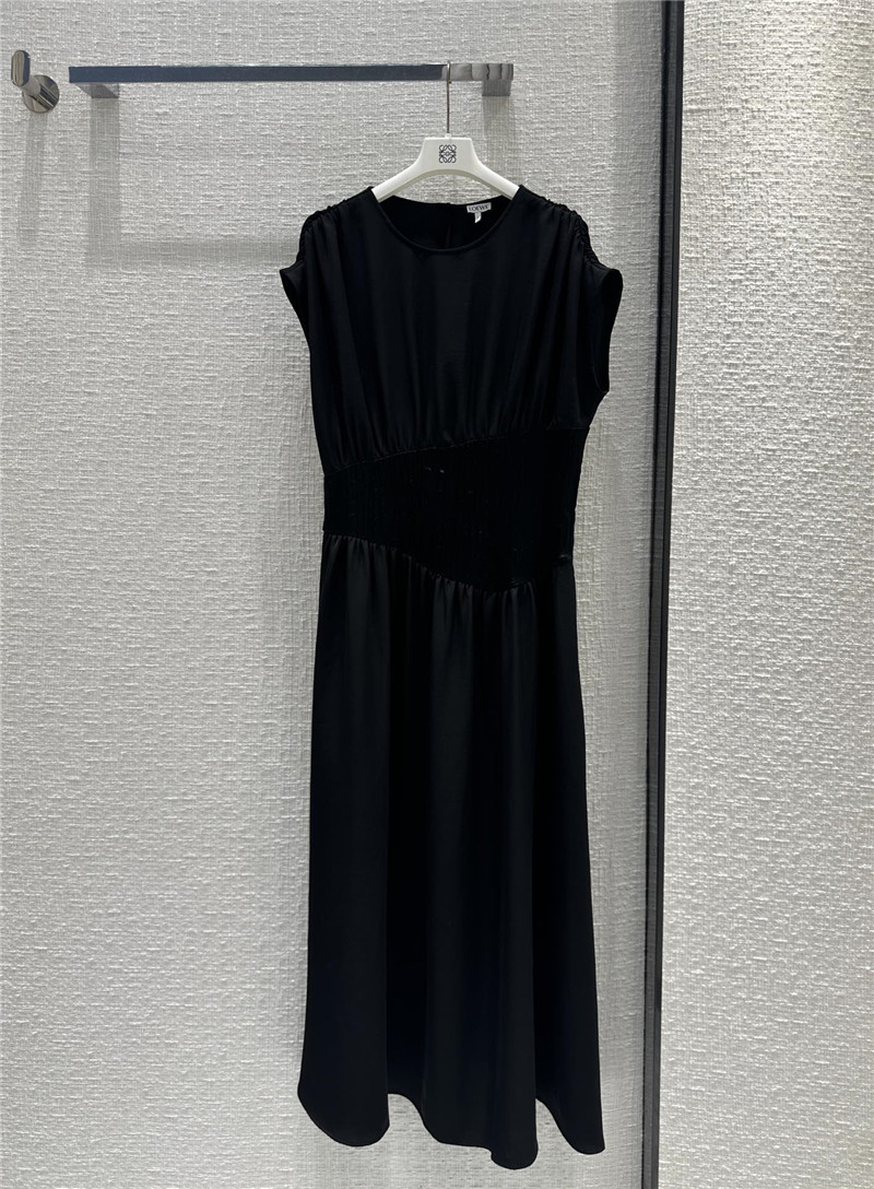 loewe acetate patchwork dress replica d&g clothing