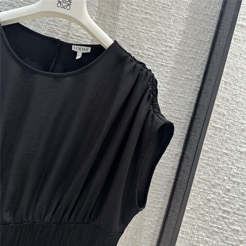 L0ew* acetate patchwork dress replica d&g clothing