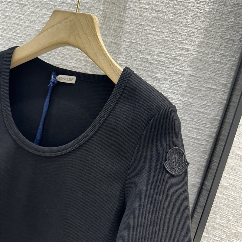 Moncler waist-cinching cotton top replica designer clothes