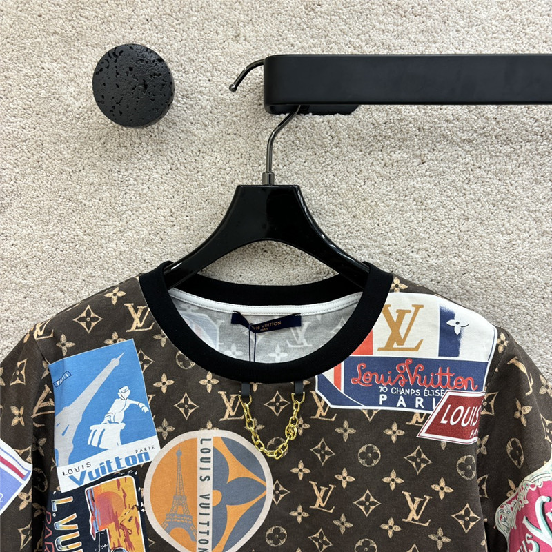 l0vis Vvtt0n lv printed short-sleeved t-shirt replica d&g clothing