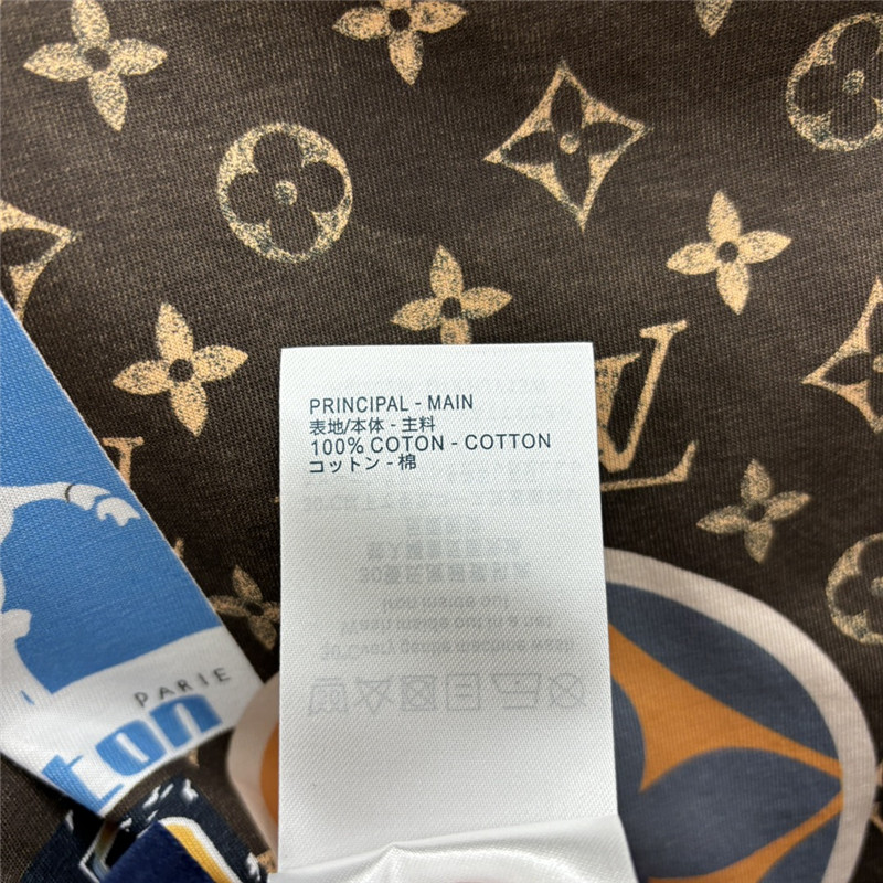 l0vis Vvtt0n lv printed short-sleeved t-shirt replica d&g clothing