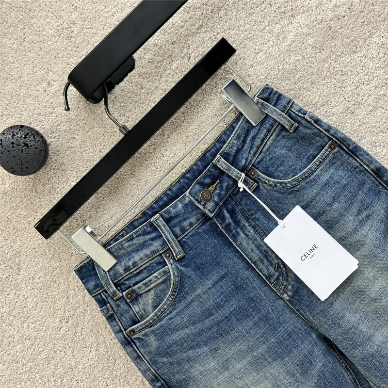 Ce1i*e vintage washed jeans replica d&g clothing