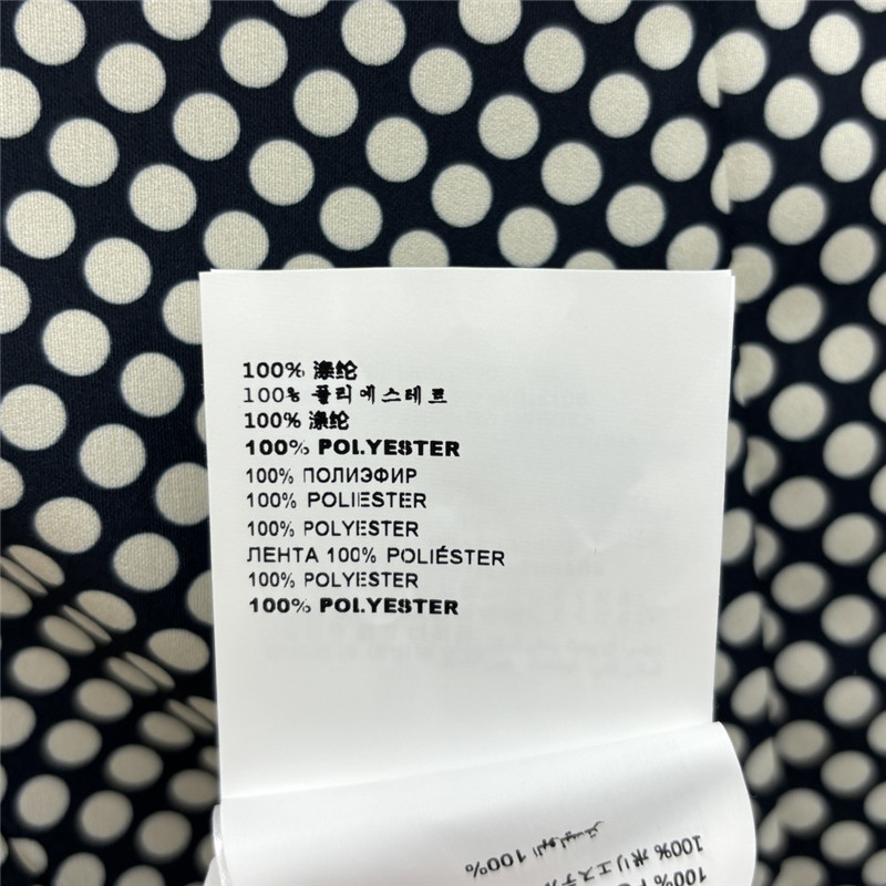 Pra*a logo belt polka dot dress replica d&g clothing