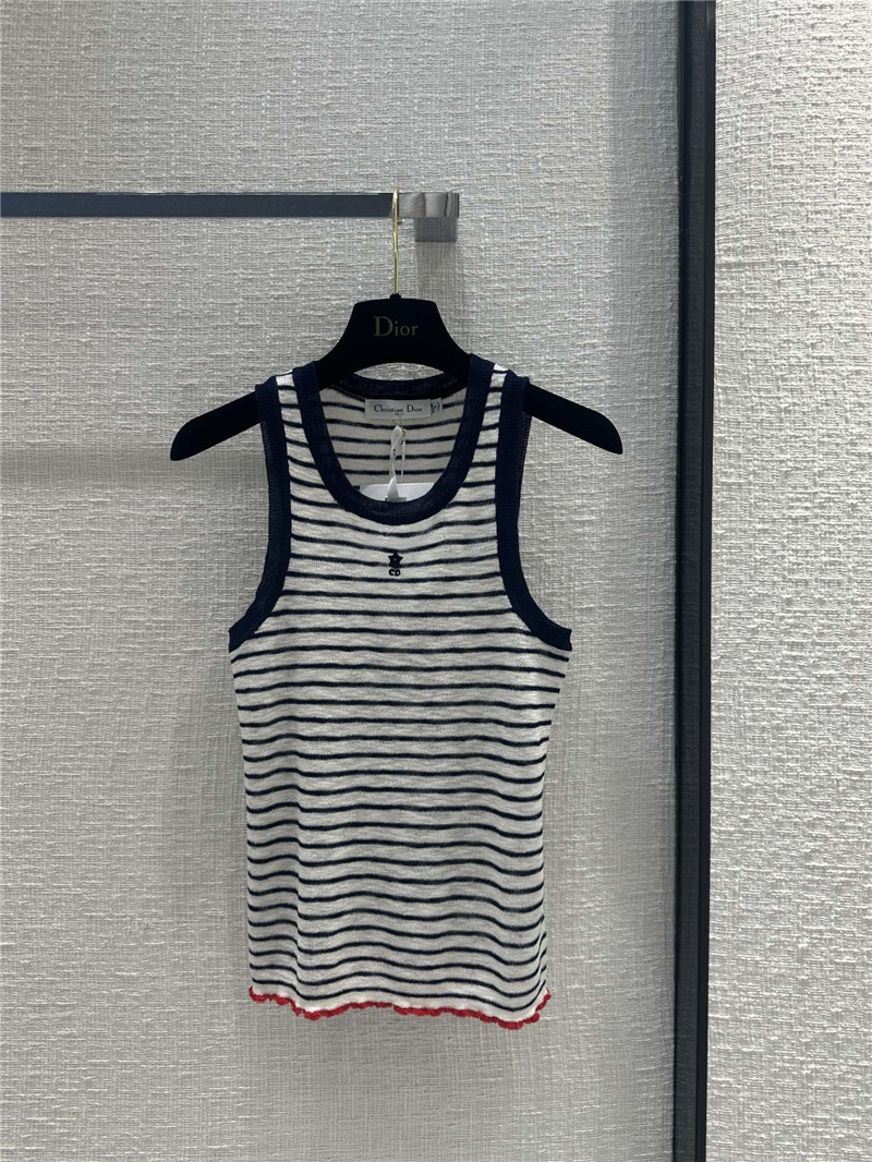 dior linen knitted vest replica d&g clothing