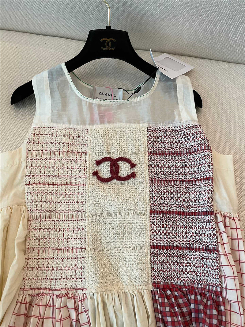 Ch**el new sleeveless dress replica clothes