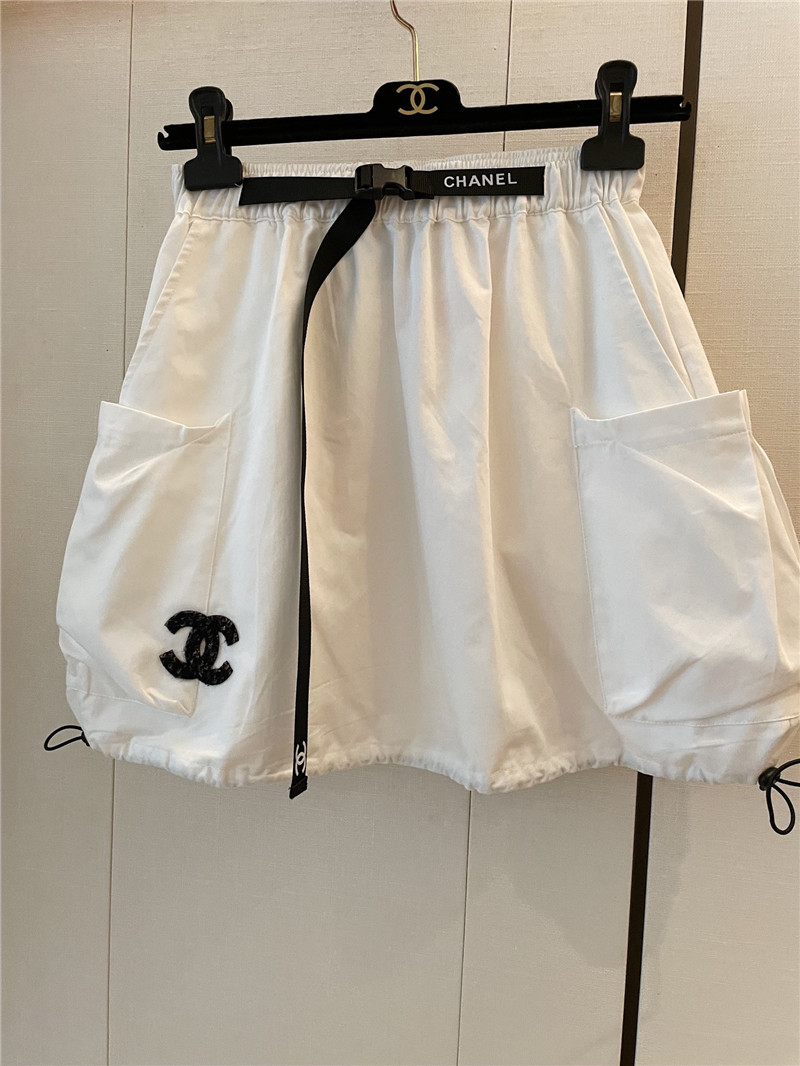 Ch**el french large pocket skirt replica d&g clothing