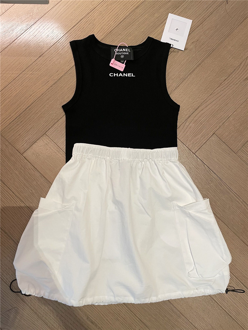 Ch**el french large pocket skirt replica d&g clothing