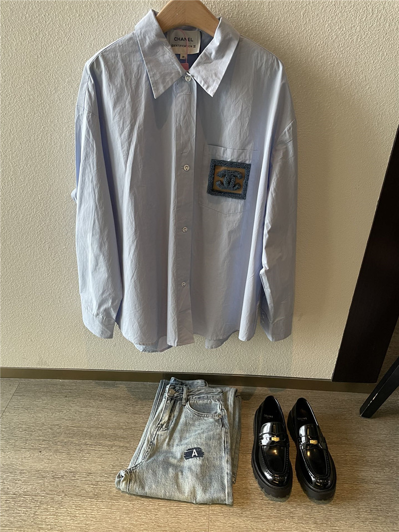 Chanel loose fit shirt replica designer clothes