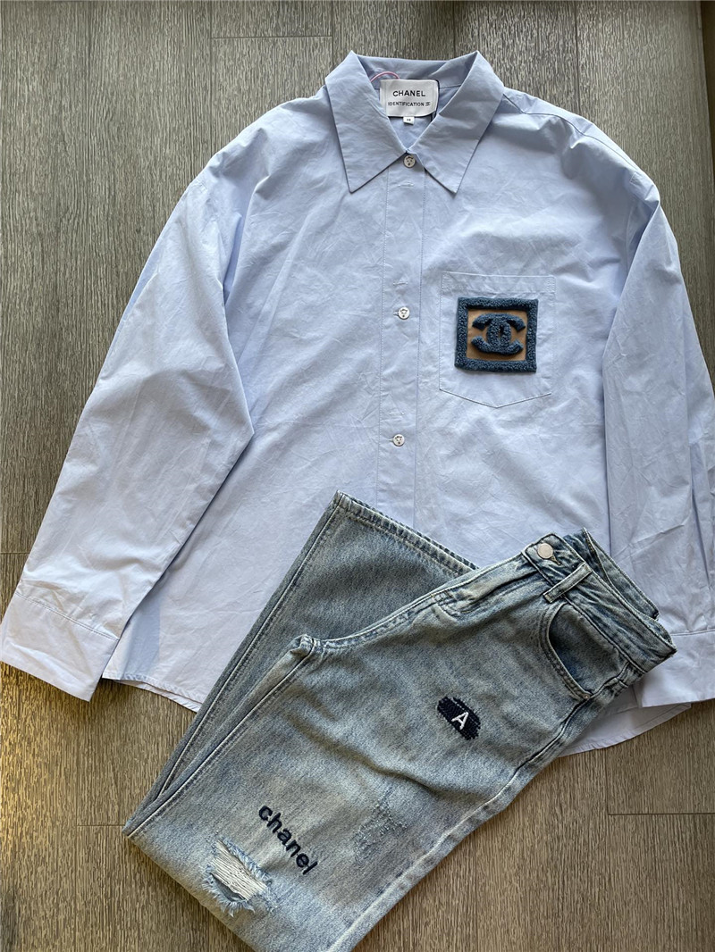 Chanel loose fit shirt replica designer clothes