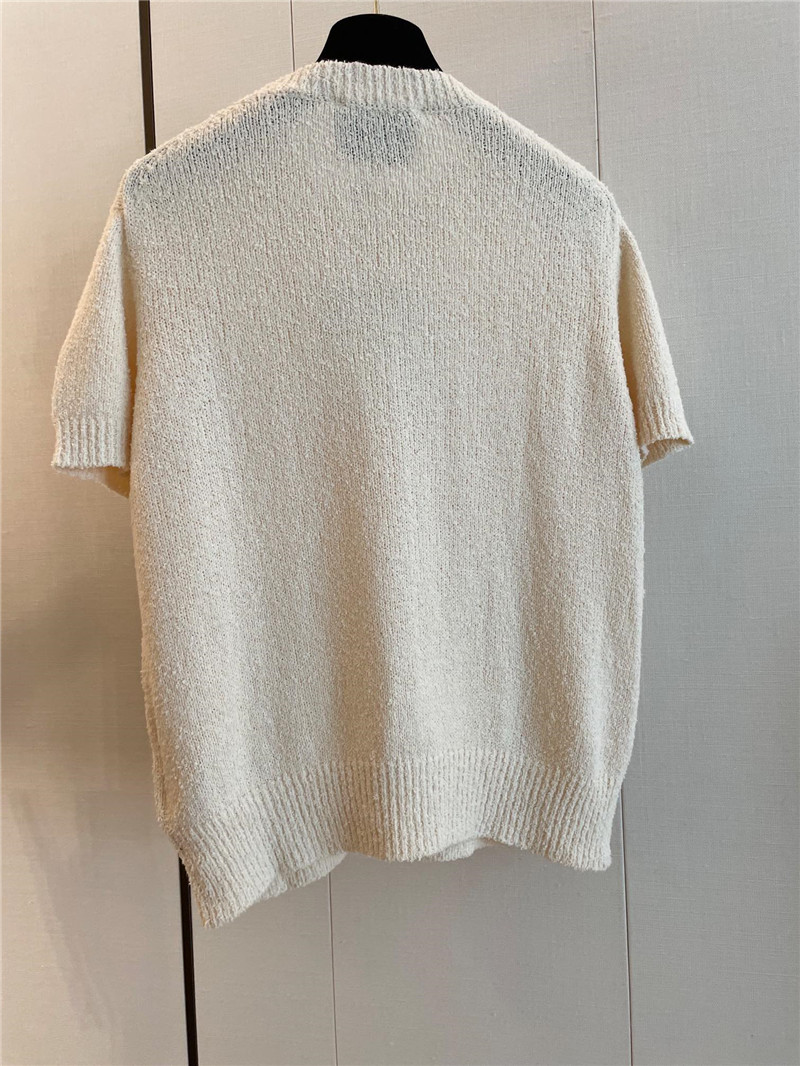 Chanel mid-century short-sleeved cheap designer replica clothes