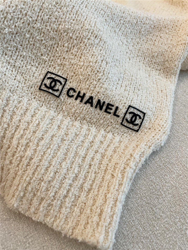 Chanel mid-century short-sleeved cheap designer replica clothes