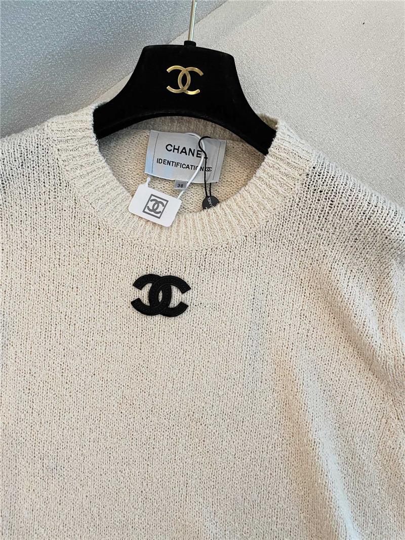 Chanel mid-century short-sleeved cheap designer replica clothes