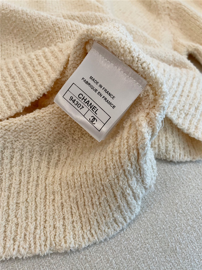 Chanel mid-century short-sleeved cheap designer replica clothes