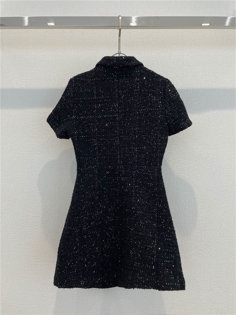 Va1e*ntin0 lapel short sleeve dress replica clothes