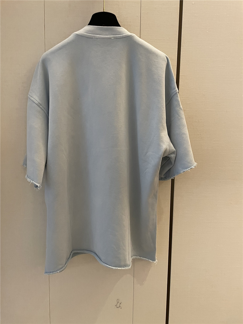 Chanel new letter logo short sleeve replica designer clothes