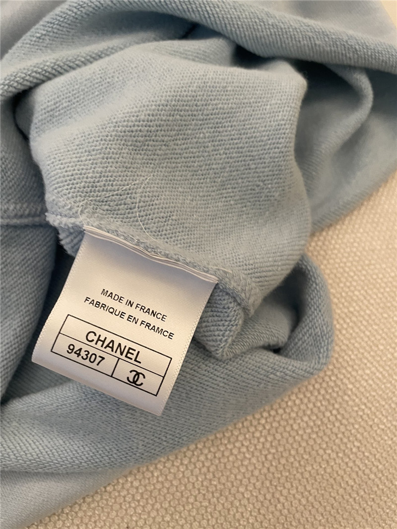 Chanel new letter logo short sleeve replica designer clothes