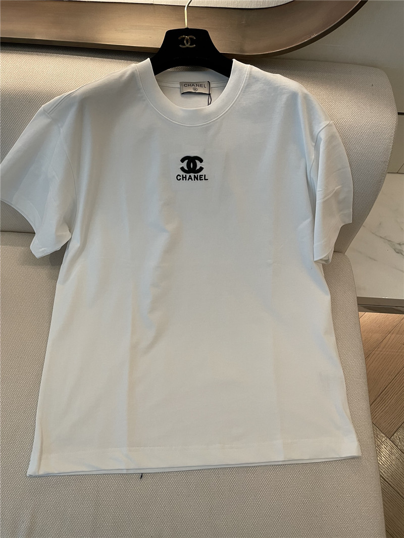 Ch**el new embroidered short sleeve replica d&g clothing