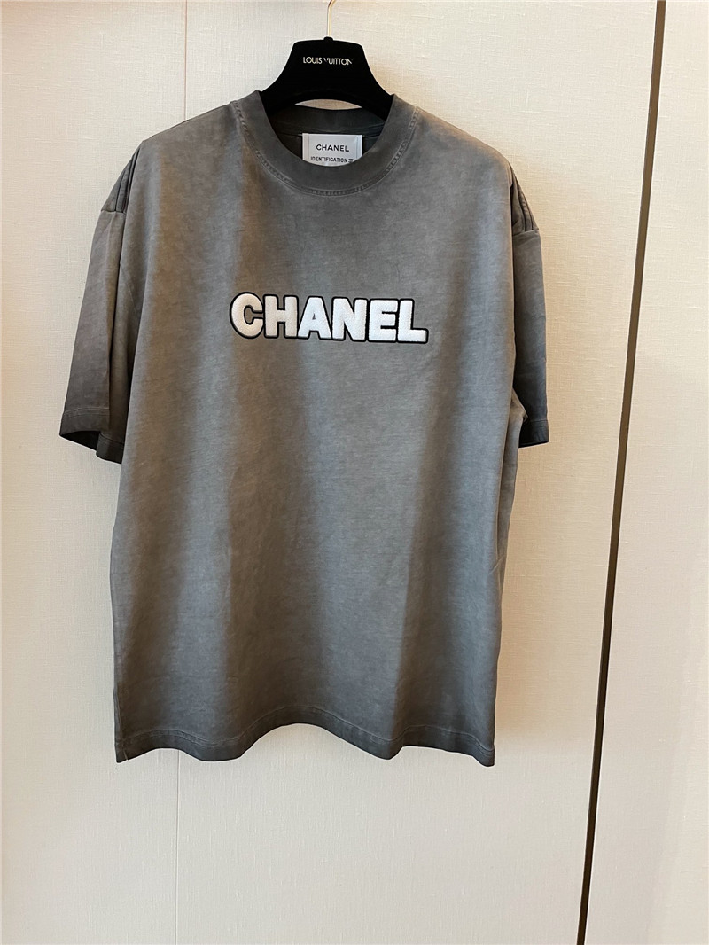 Chanel foam fried short-sleeved replica clothes