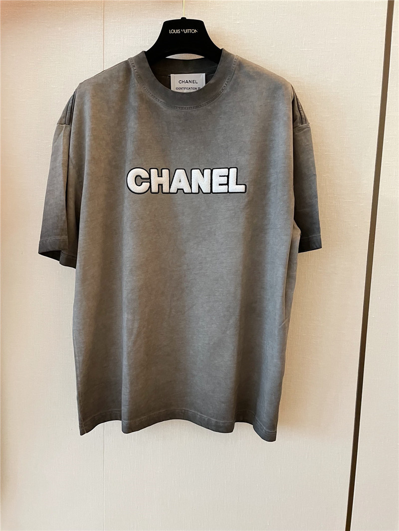 Ch**el foam fried short-sleeved replica clothes