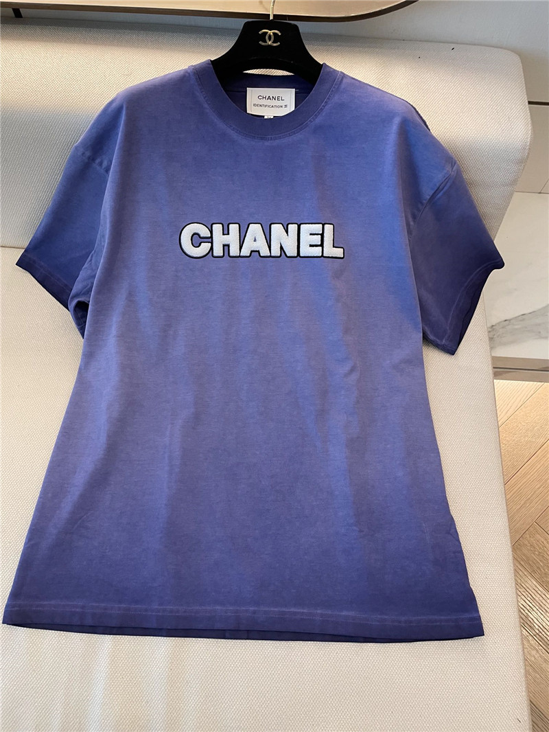 Ch**el foam fried short-sleeved replica clothes