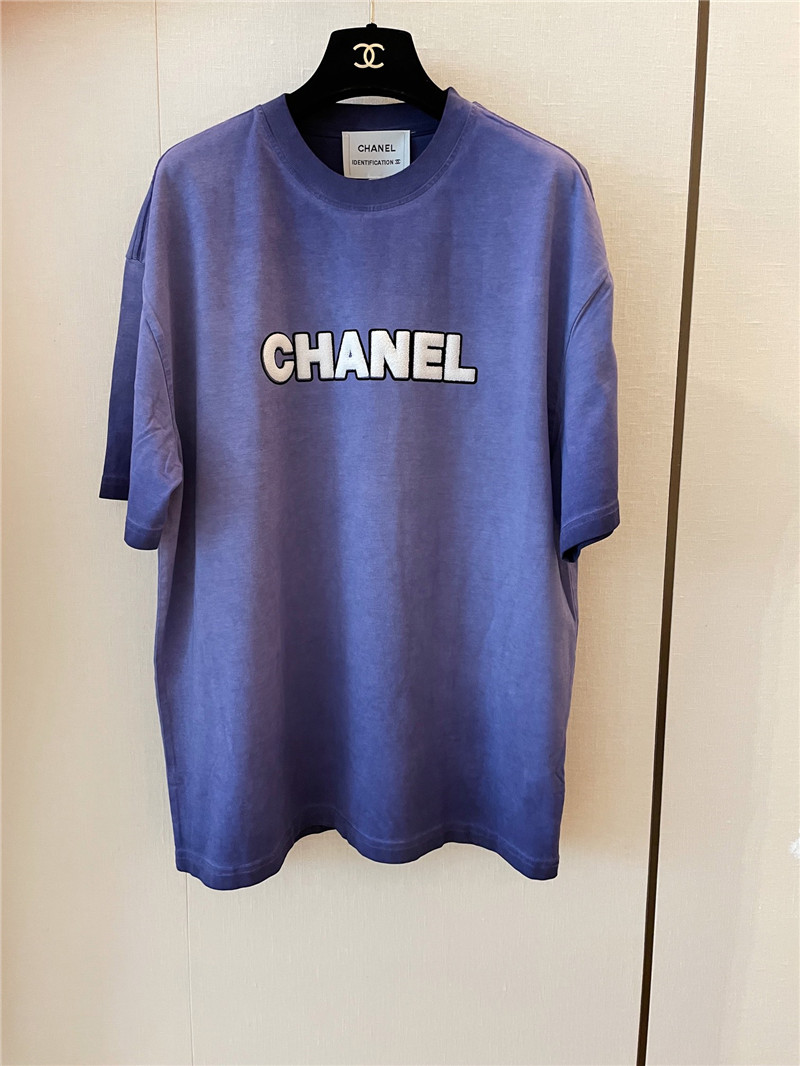 Chanel foam fried short-sleeved replica clothes