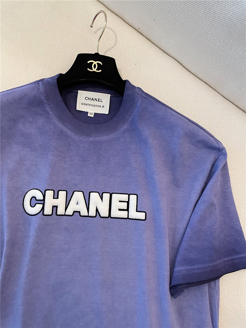 Ch**el foam fried short-sleeved replica clothes