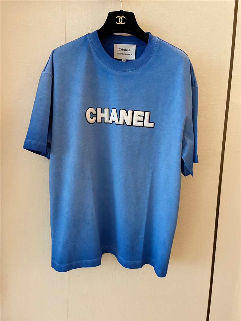 Chanel foam fried short-sleeved replica clothes