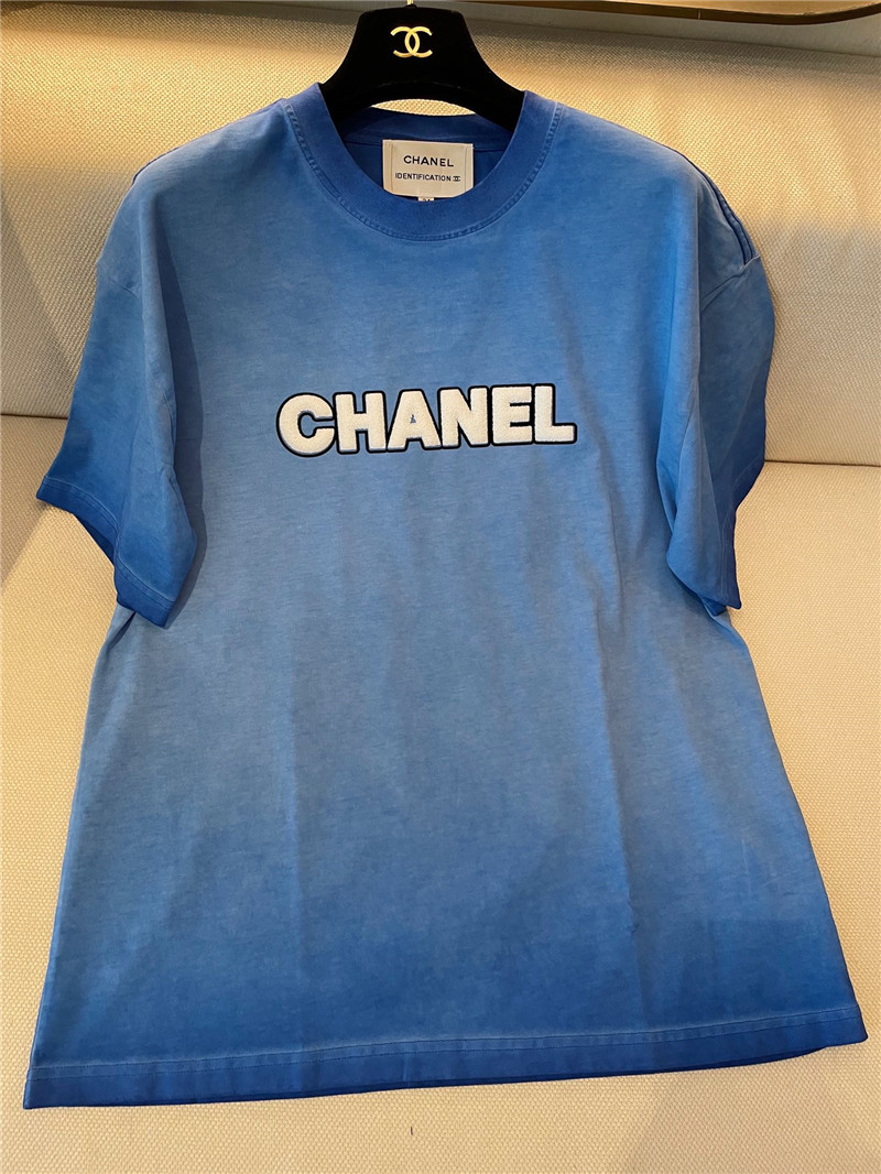 Ch**el foam fried short-sleeved replica clothes