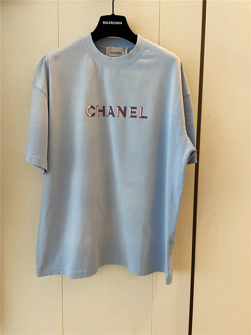 Chanel loose fit short sleeve replica designer clothes