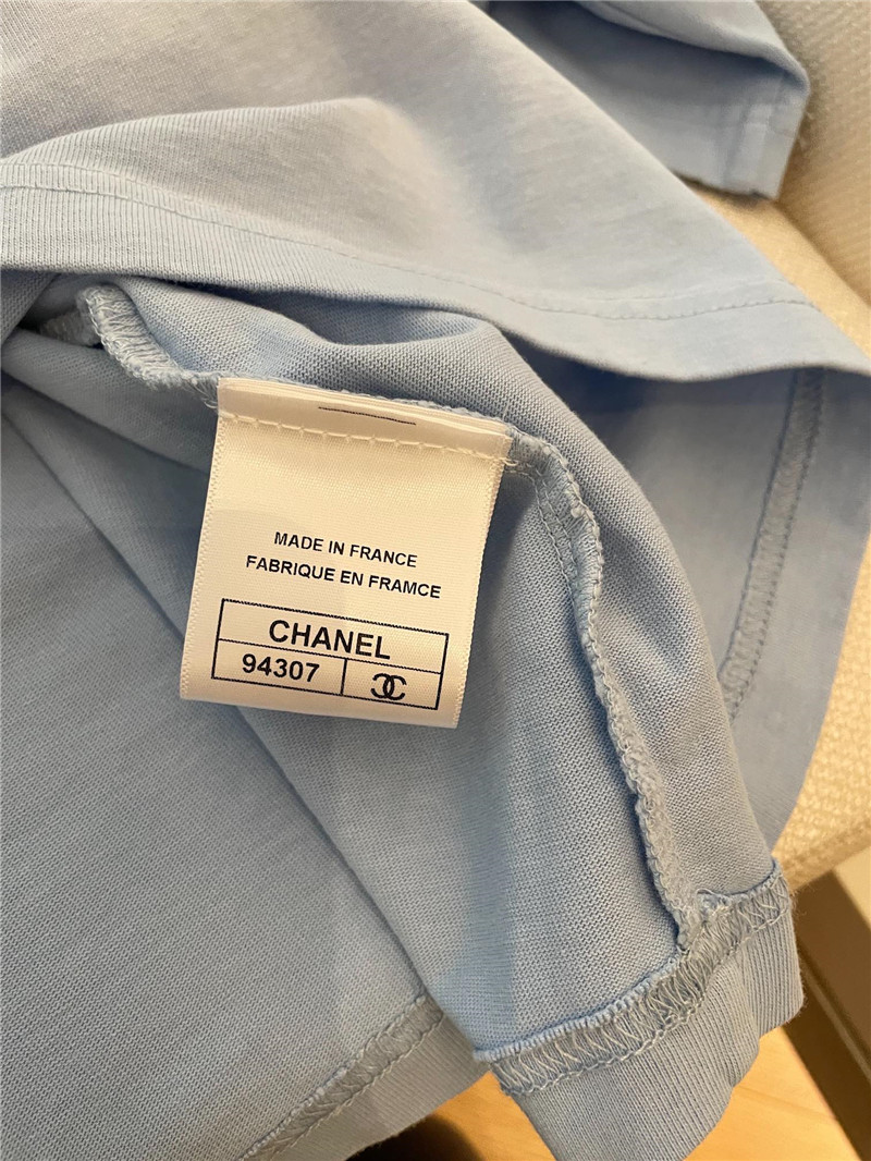 Ch**el loose fit short sleeve replica designer clothes