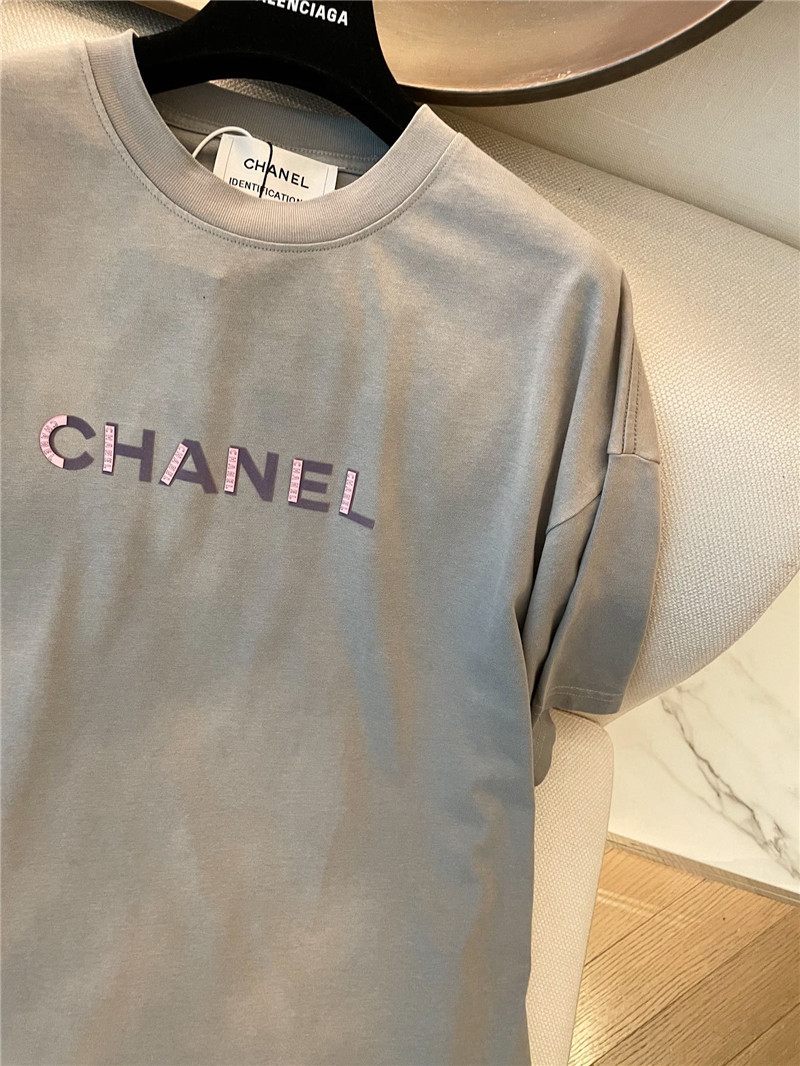 Ch**el loose fit short sleeve replica designer clothes