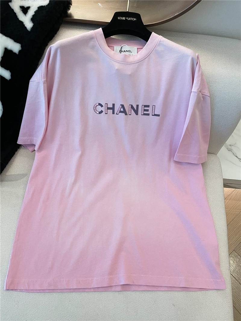 Ch**el loose fit short sleeve replica designer clothes