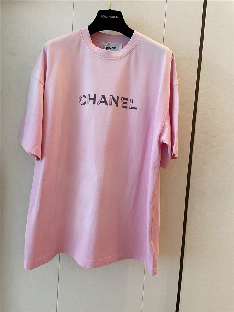 Chanel loose fit short sleeve replica designer clothes