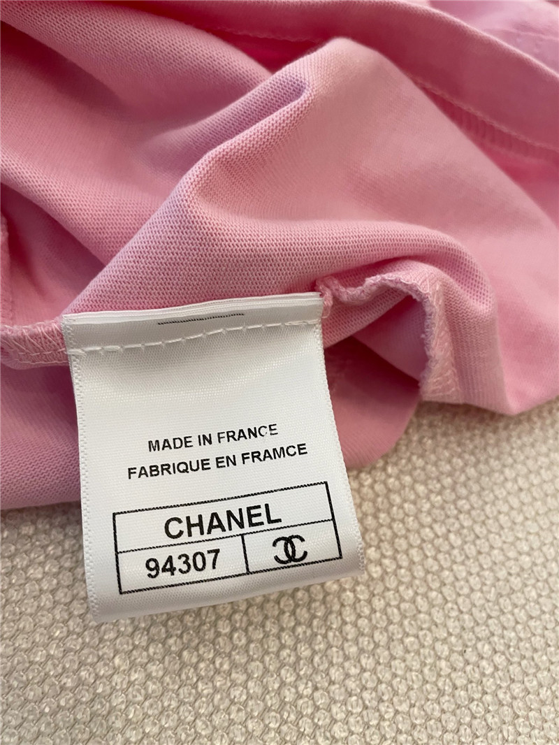 Ch**el loose fit short sleeve replica designer clothes