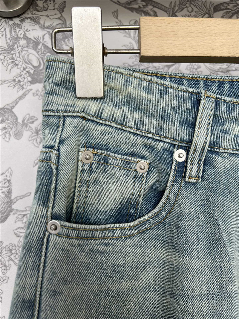 miumiu denim straight pants replica d&g clothing