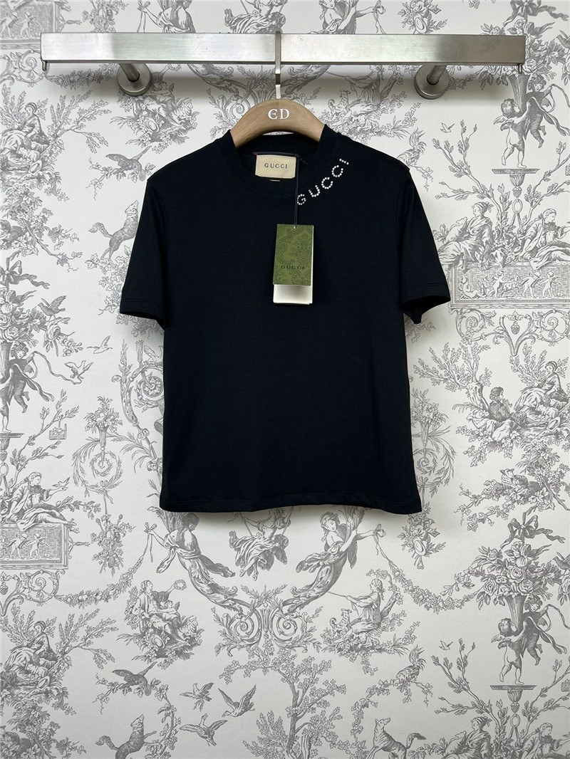 Gucci pure cotton T-shirt cheap designer replica clothes