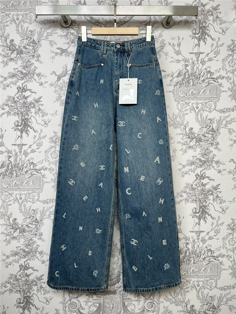 Ch**el new straight jeans replica d&g clothing