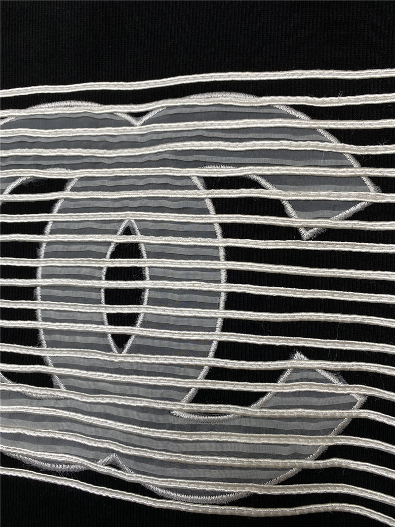 Ch**el new double c t-shirt replica designer clothes