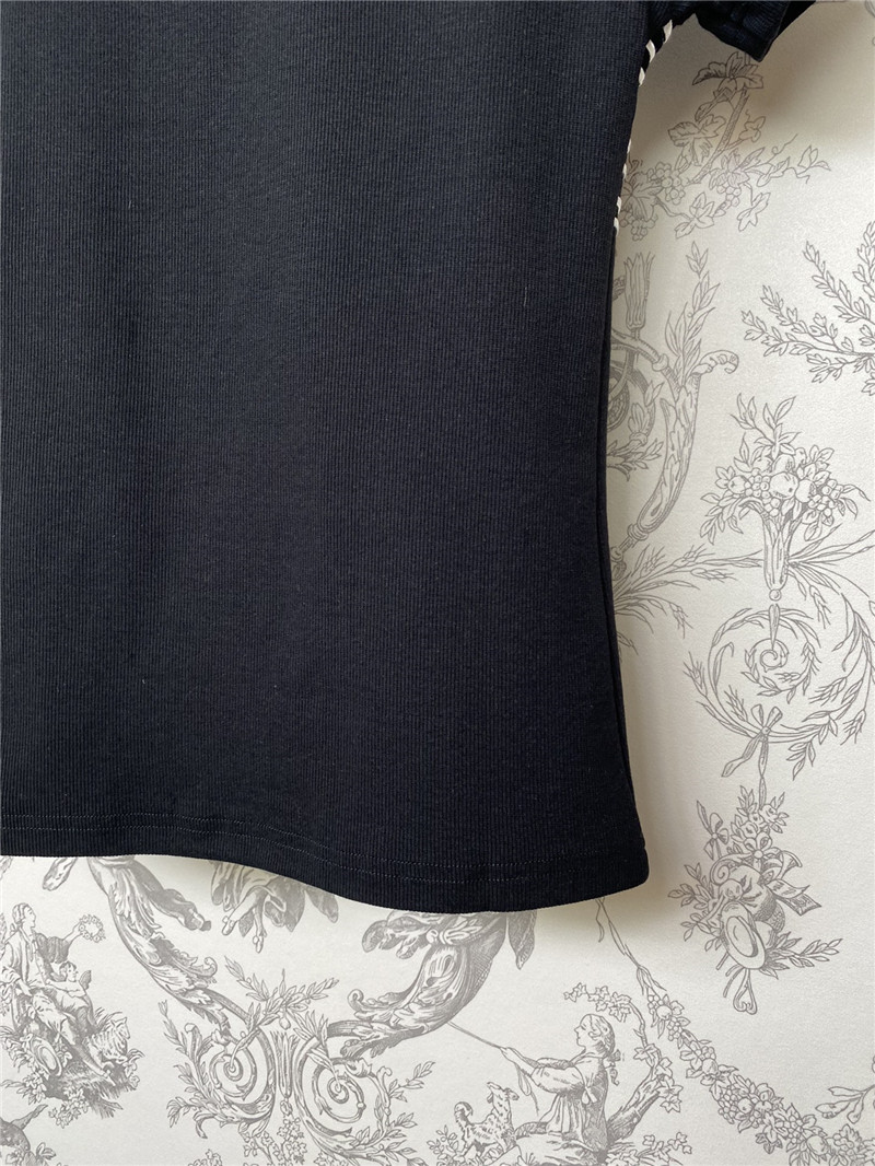 Ch**el new double c t-shirt replica designer clothes