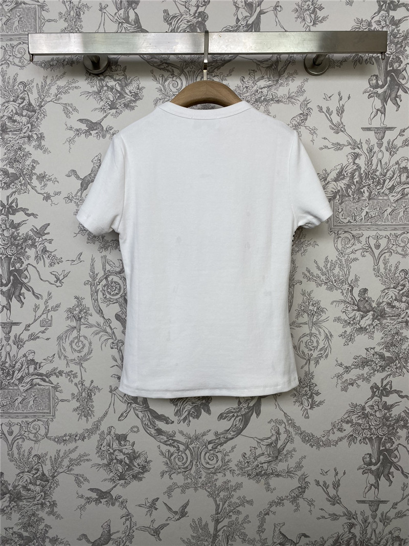 Chanel new double C T-shirt replica designer clothes