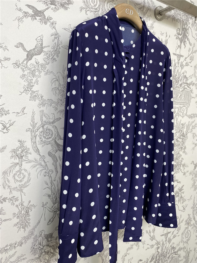 valentino polka dot silk shirt replica d&g clothing