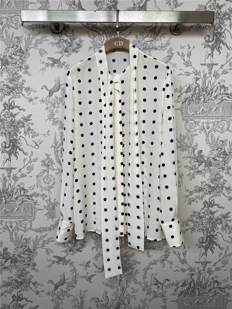 valentino polka dot silk shirt replica d&g clothing