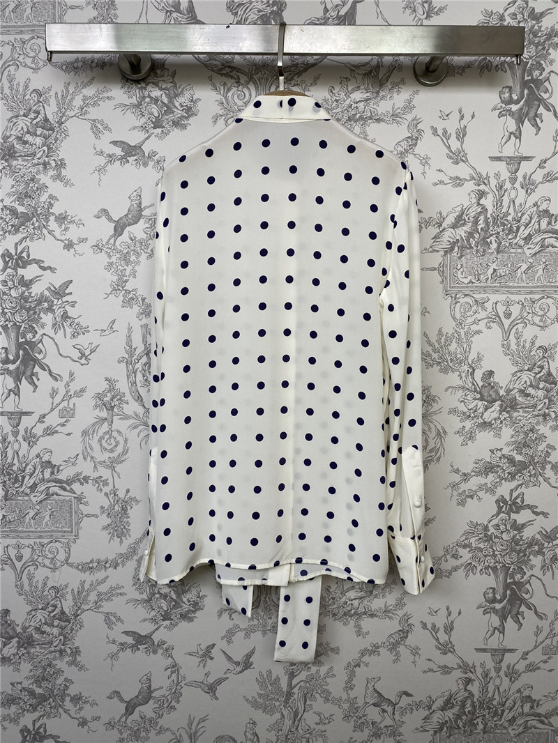 valentino polka dot silk shirt replica d&g clothing