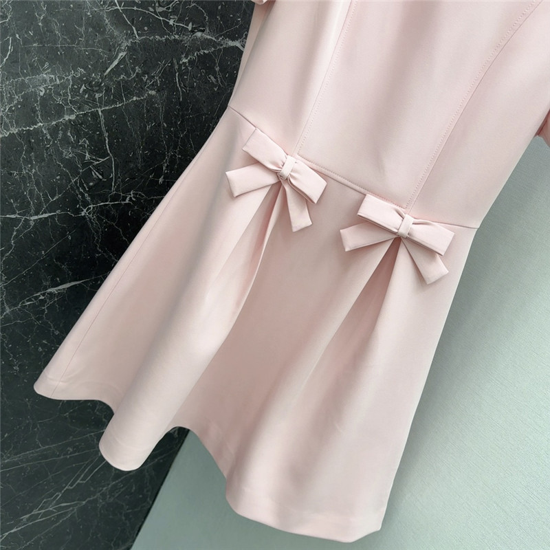 Va1e*ntin0 bow embellished dress cheap replica designer clothes