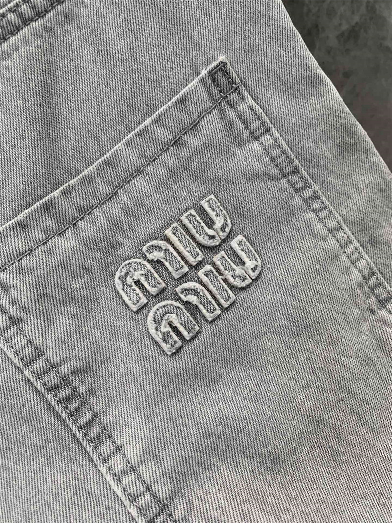 M1um1u work style denim shorts replica clothing sites