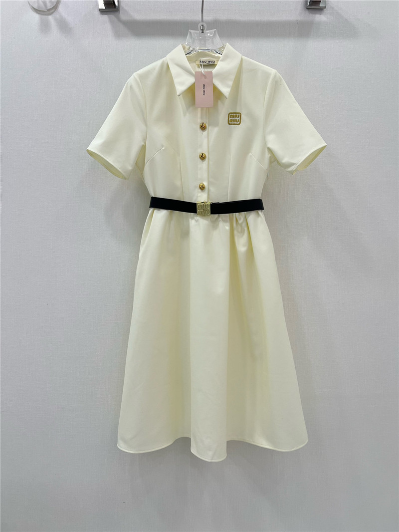 miumiu new lapel dress replica clothing sites